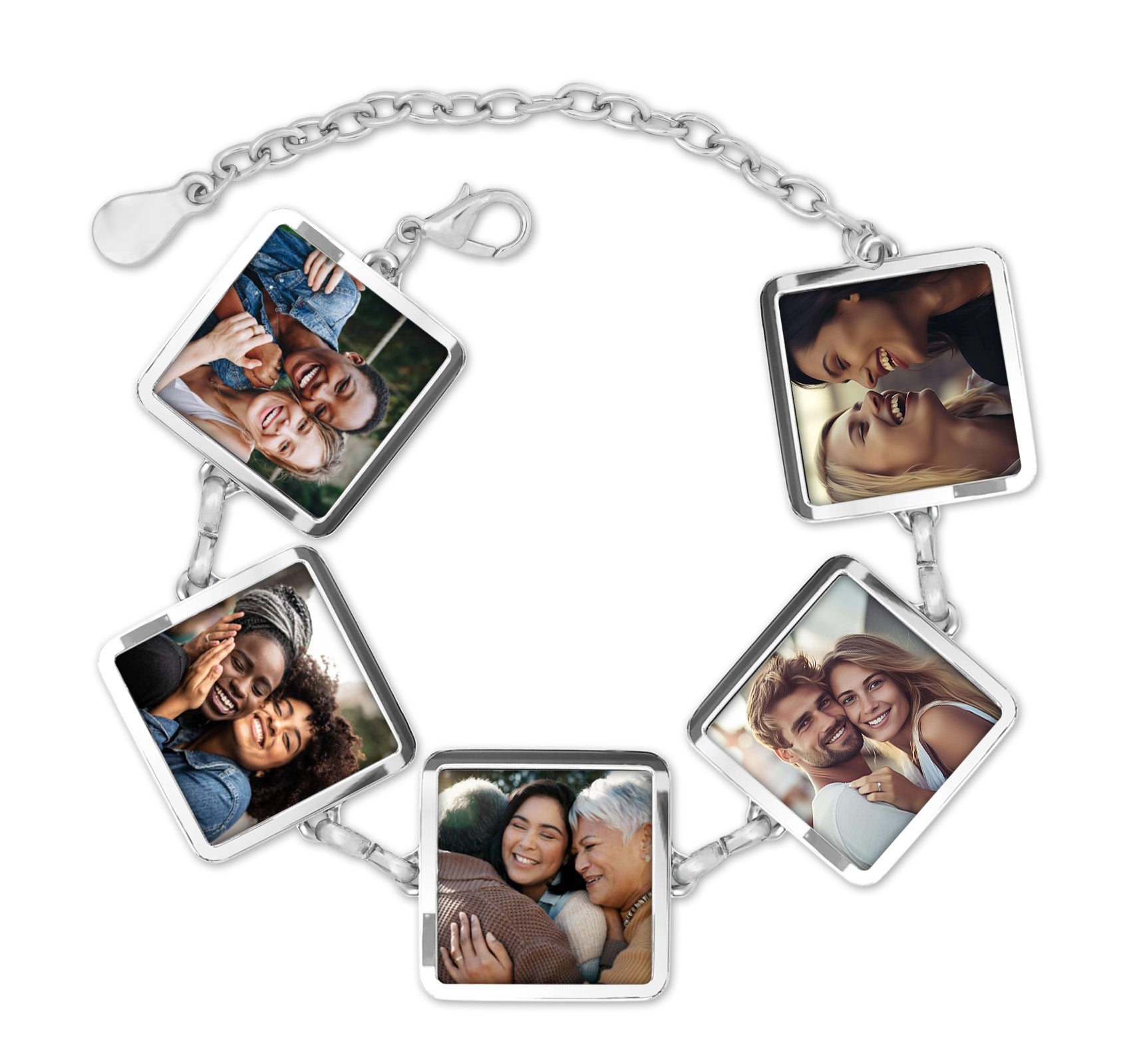 Personalized Photo Gift Square Bracelet